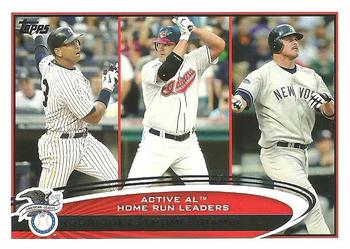Active AL Home Run Leaders (Alex Rodriguez / Jim Thome / Jason Giambi)