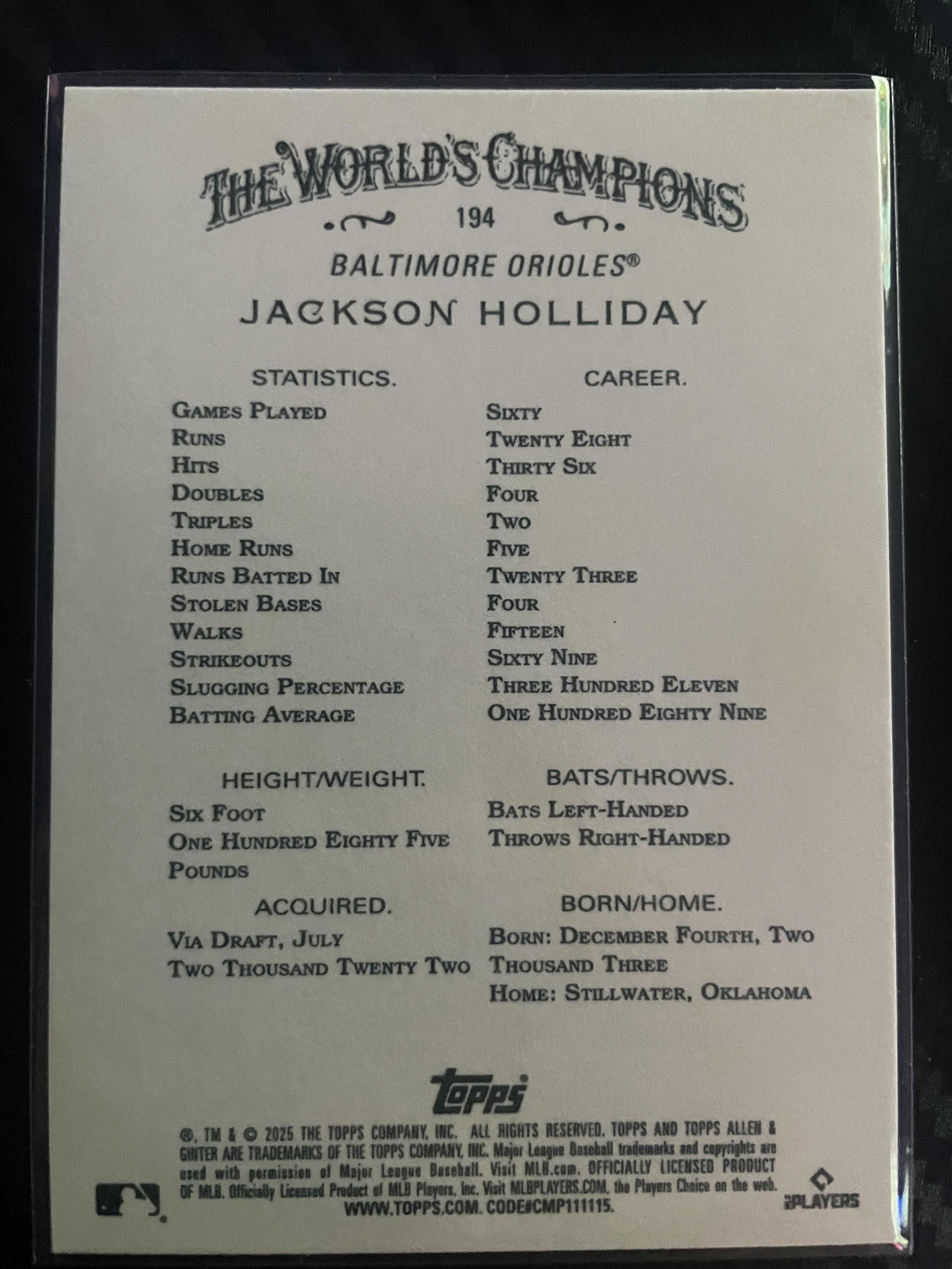 Card back