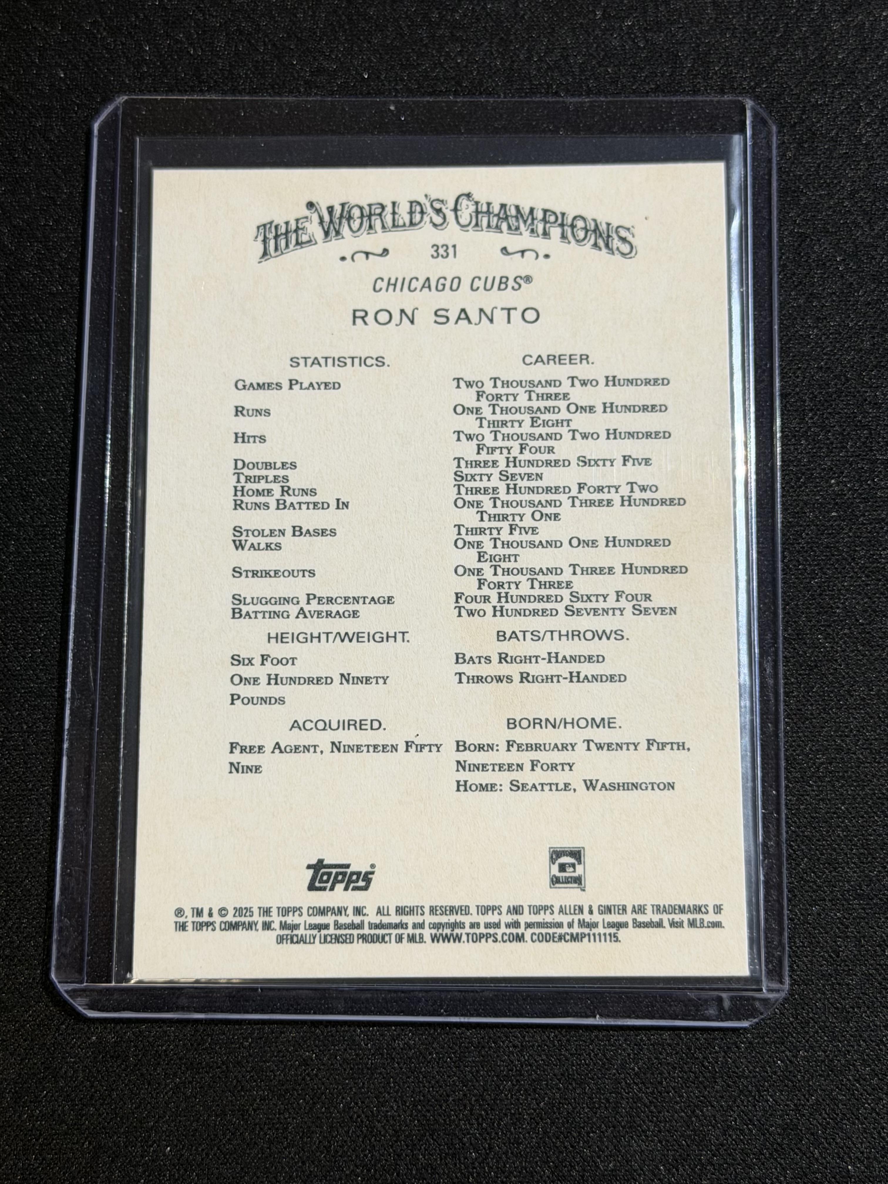Card back