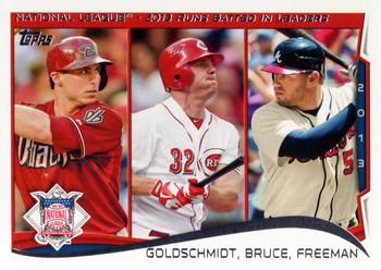 NL 2013 RBI Leaders (Paul Goldschmidt / Jay Bruce / Freddie Freeman)