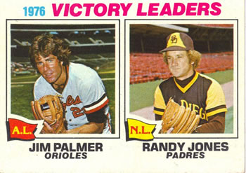 1976 Victory Leaders (Jim Palmer / Randy Jones)