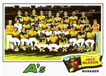 Oakland A's / Jack McKeon