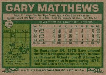 Card back