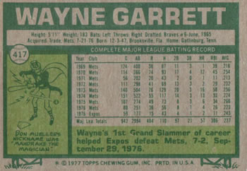 Card back