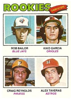 1977 Rookie Shortstops (Bob Bailor / Kiko Garcia / Craig Reynolds / Alex Taveras)