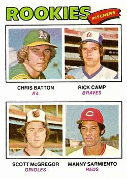 1977 Rookie Pitchers (Chris Batton / Rick Camp / Scott McGregor / Manny Sarmiento)