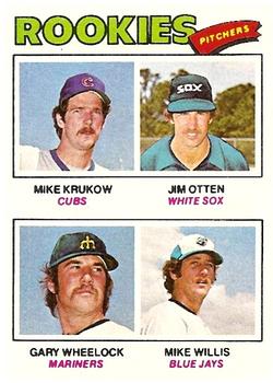 1977 Rookie Pitchers (Mike Krukow / Jim Otten / Gary Wheelock / Mike Willis)