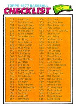 Checklist: 529-660