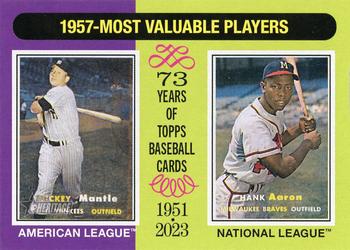 1957 MVPs (Mickey Mantle / Hank Aaron)