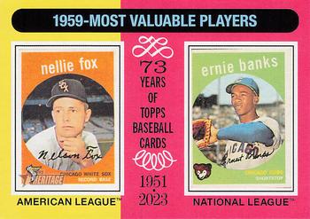 1959 MVPs (Nellie Fox / Ernie Banks)
