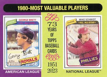 1980 MVPs (George Brett / Mike Schmidt)