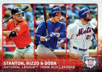 National League Home Run Leaders (Giancarlo Stanton / Anthony Rizzo / Lucas Duda)