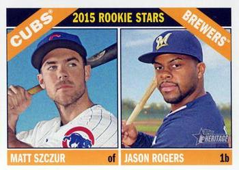 2015 Rookie Stars (Jason Rogers / Matt Szczur)