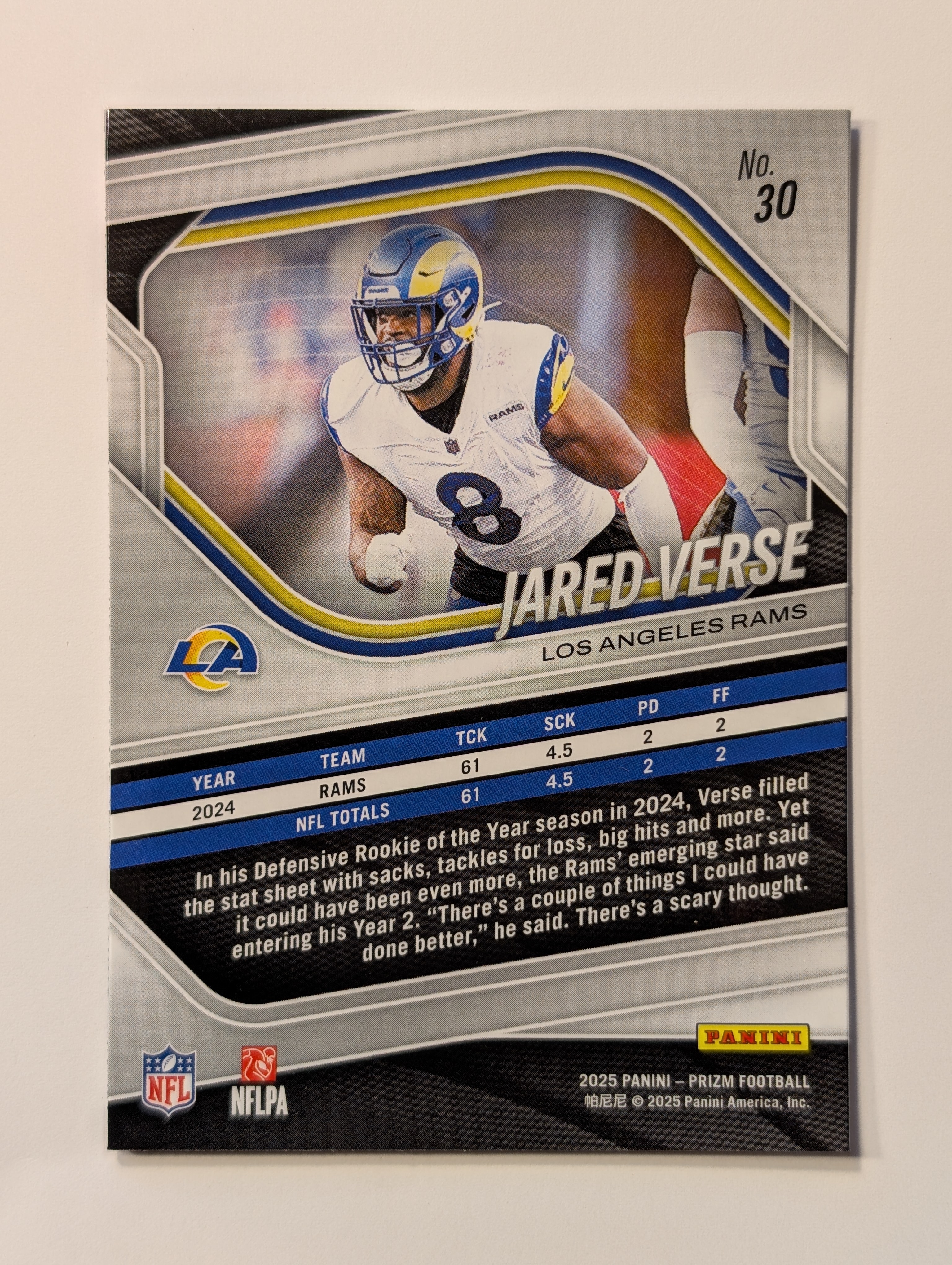 Card back