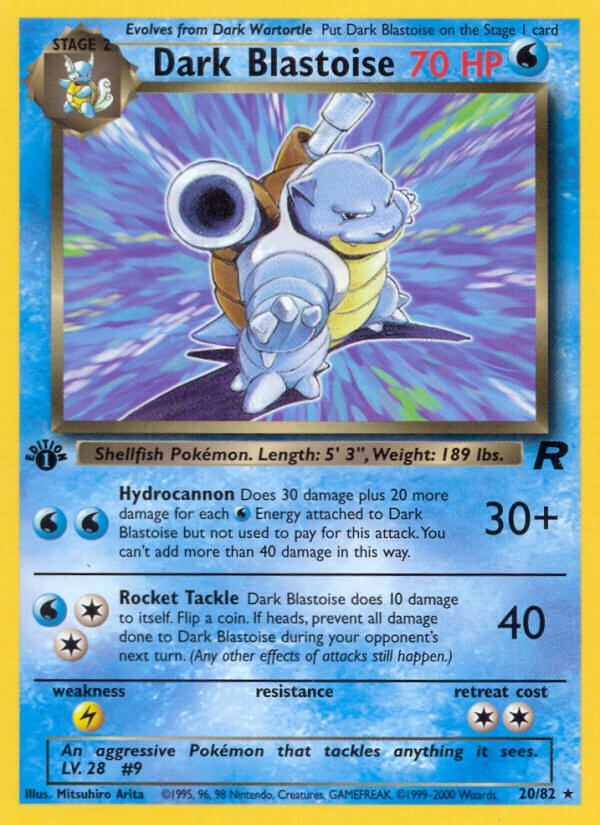 #20/82 Dark Blastoise (20)