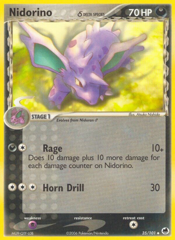 #35/101 Nidorino (Delta Species)