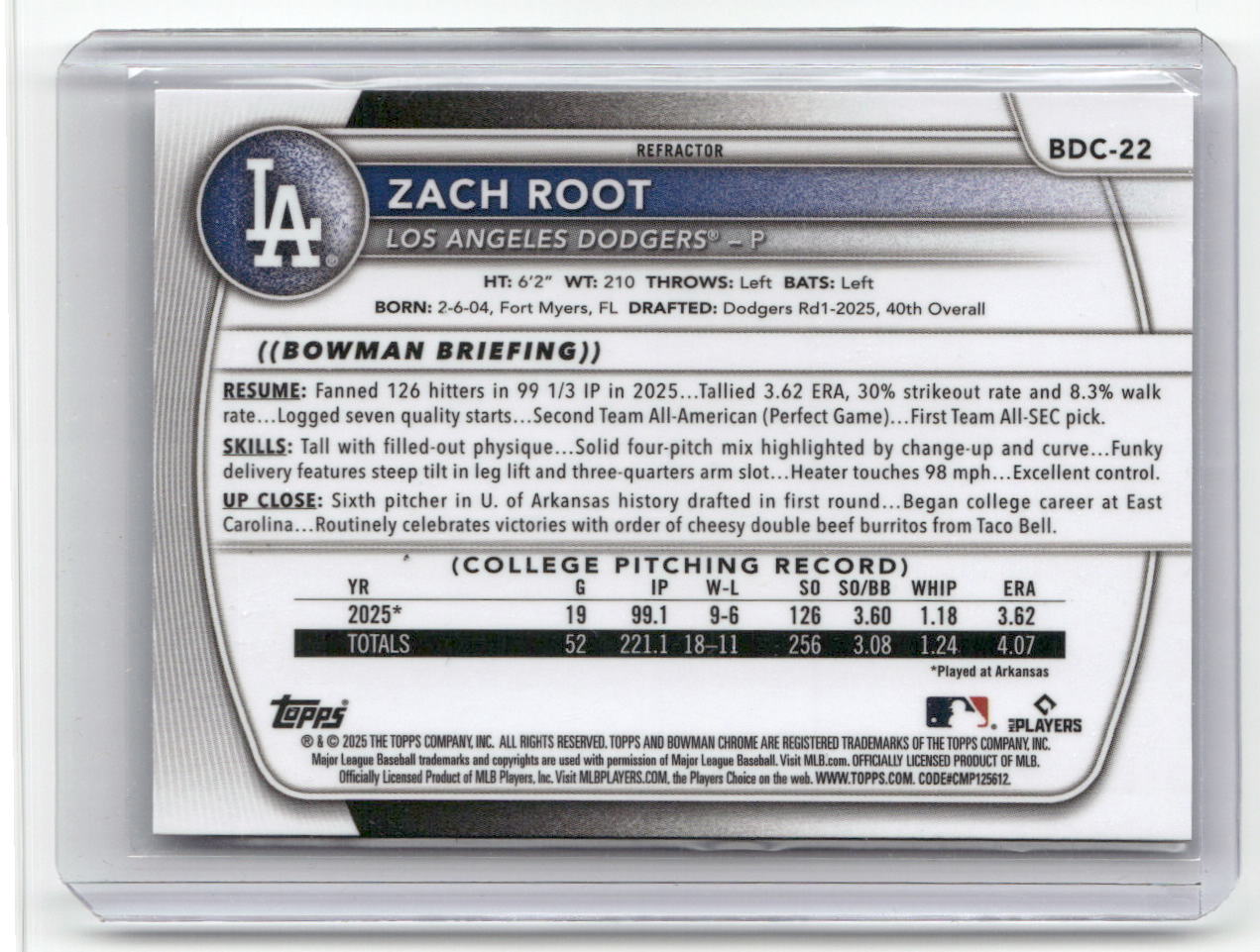 Card back
