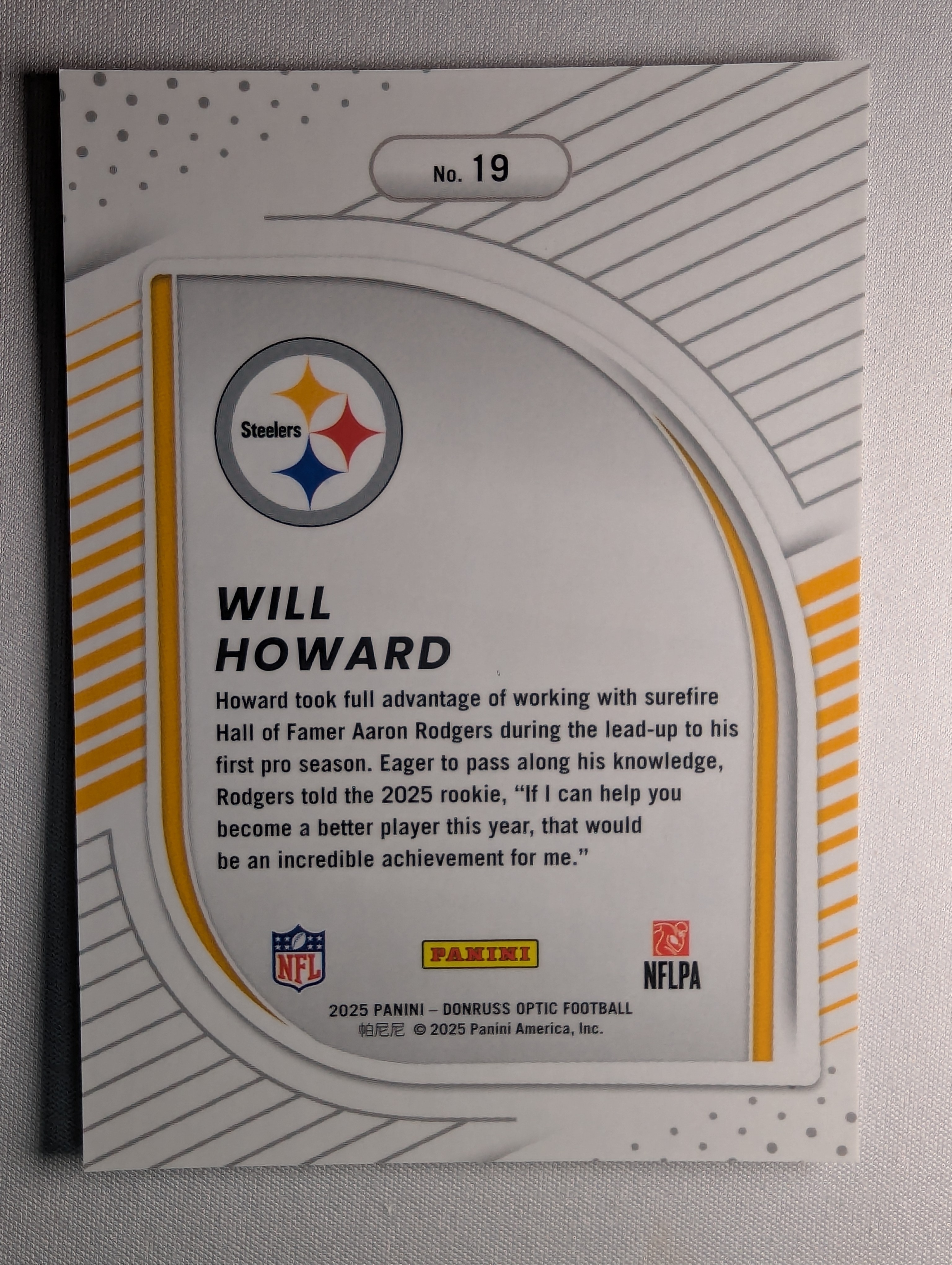 Card back