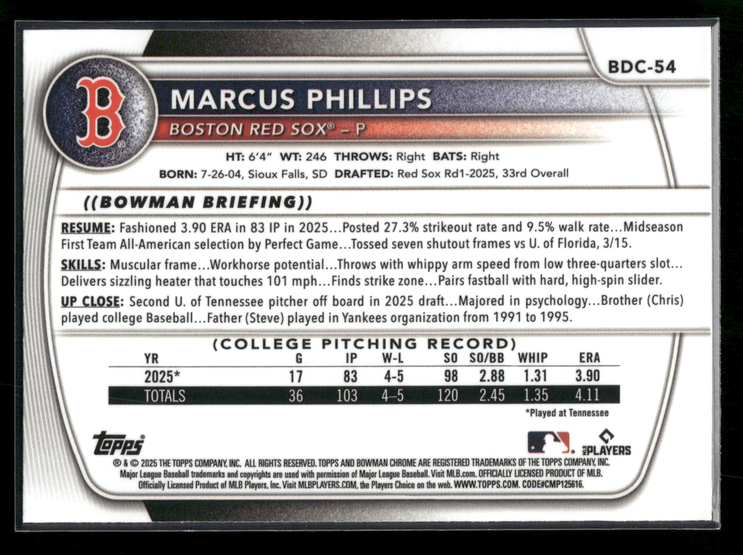 Card back