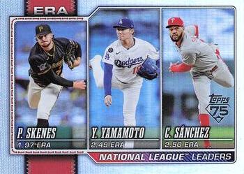 National League Leaders ERA (Paul Skenes / Yoshinobu Yamamoto / Cristopher Sánchez)