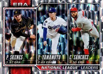 National League Leaders ERA (Paul Skenes / Yoshinobu Yamamoto / Cristopher Sánchez)