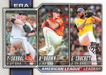 American League Leaders ERA (Tarik Skubal / Hunter Brown / Garrett Crochet)
