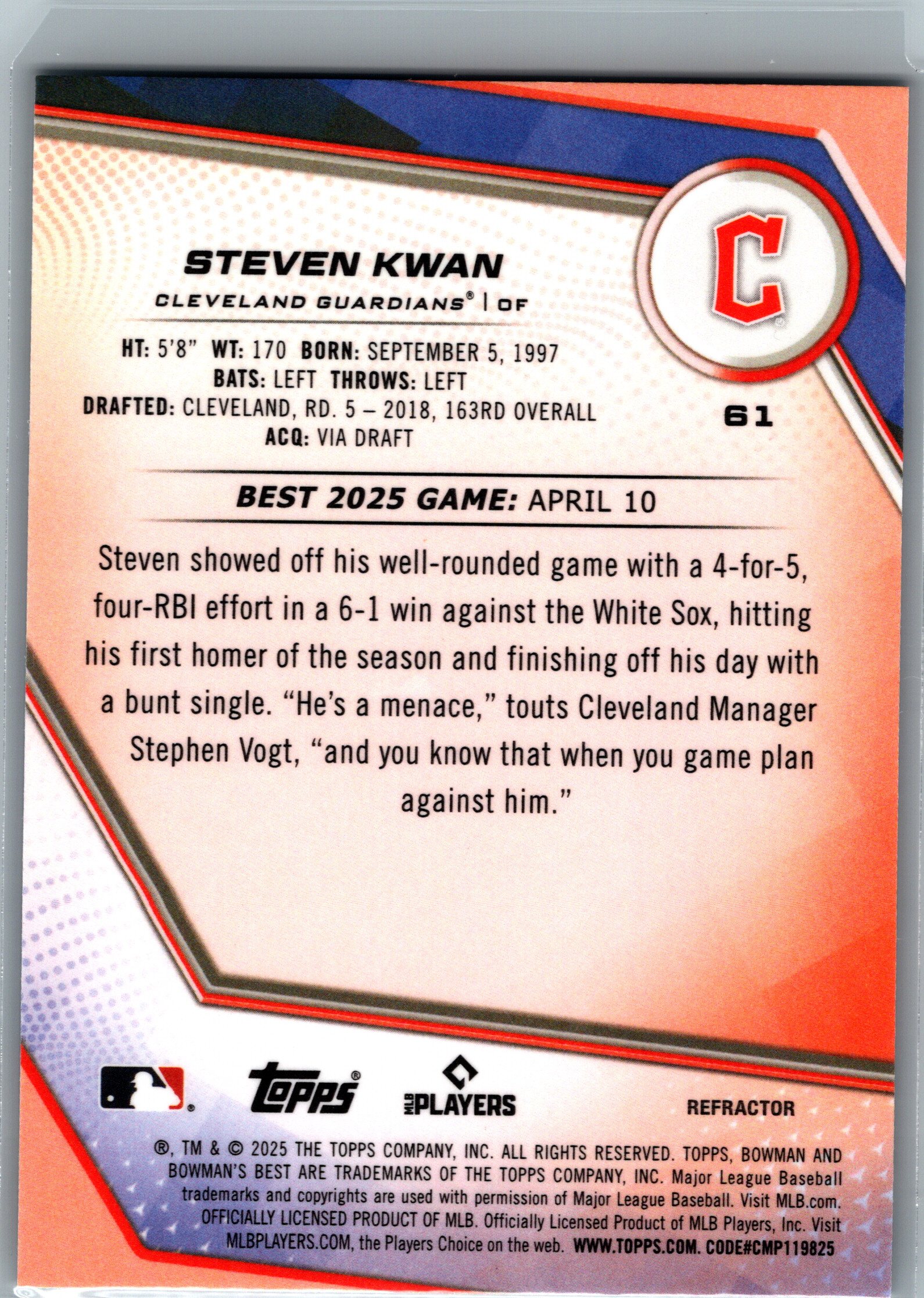 Card back