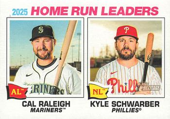 2025 Home Run Leaders (Cal Raleigh / Kyle Schwarber)