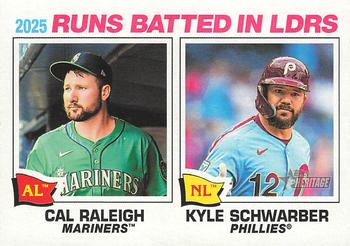 2025 RBI Leaders (Cal Raleigh / Kyle Schwarber)