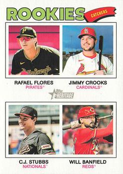 2026 Rookie Catchers (Rafael Flores / Jimmy Crooks / C.J. Stubbs / Will Banfield)