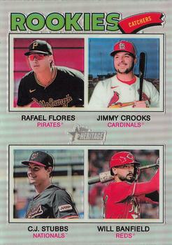 2026 Rookie Catchers (Rafael Flores / Jimmy Crooks / C.J. Stubbs / Will Banfield)