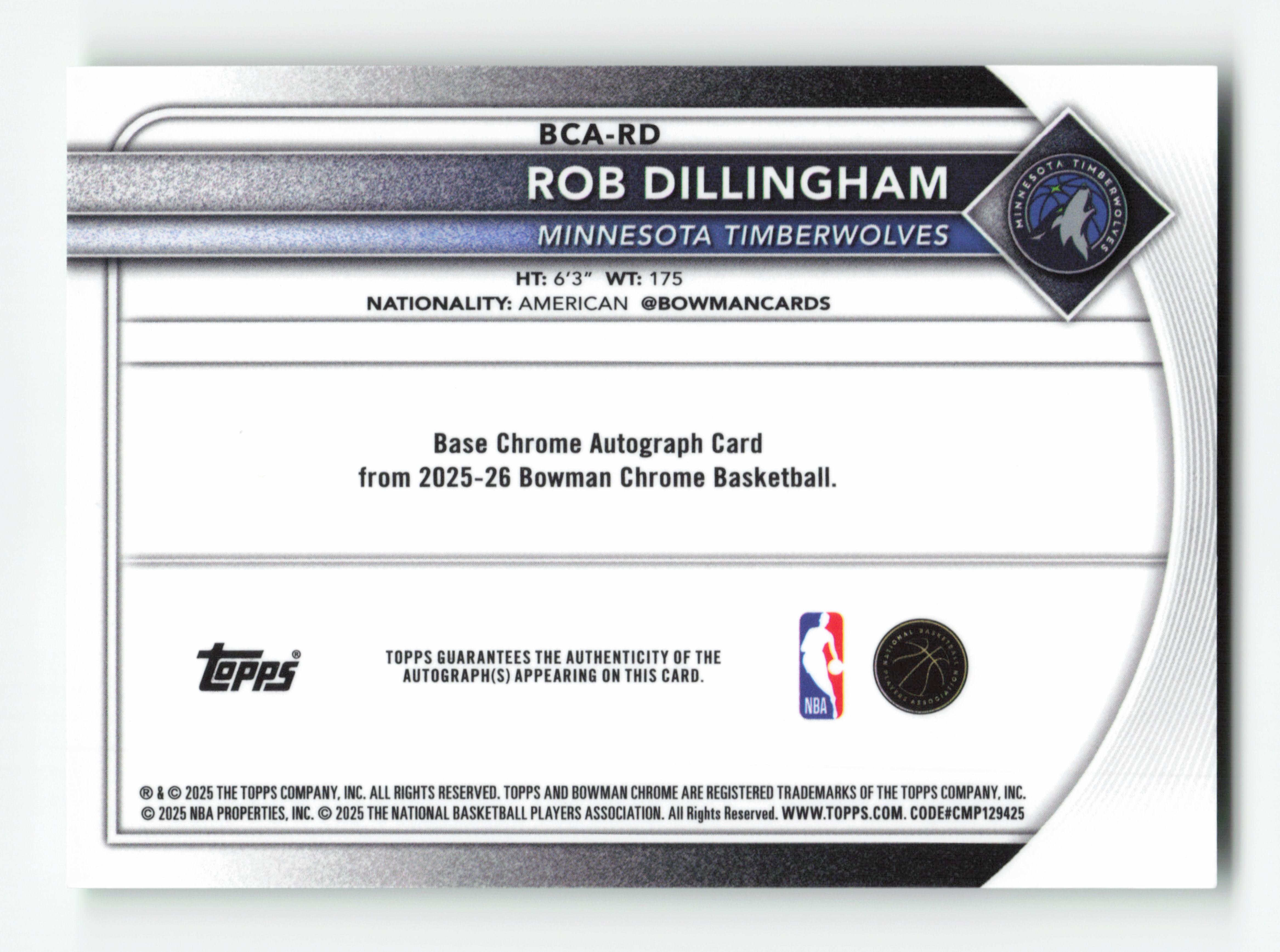 Card back