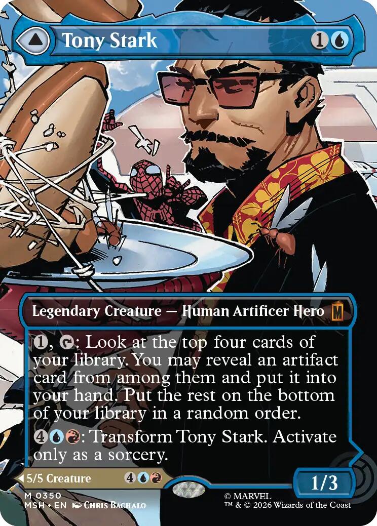 #350 Tony Stark (Borderless) (0350)