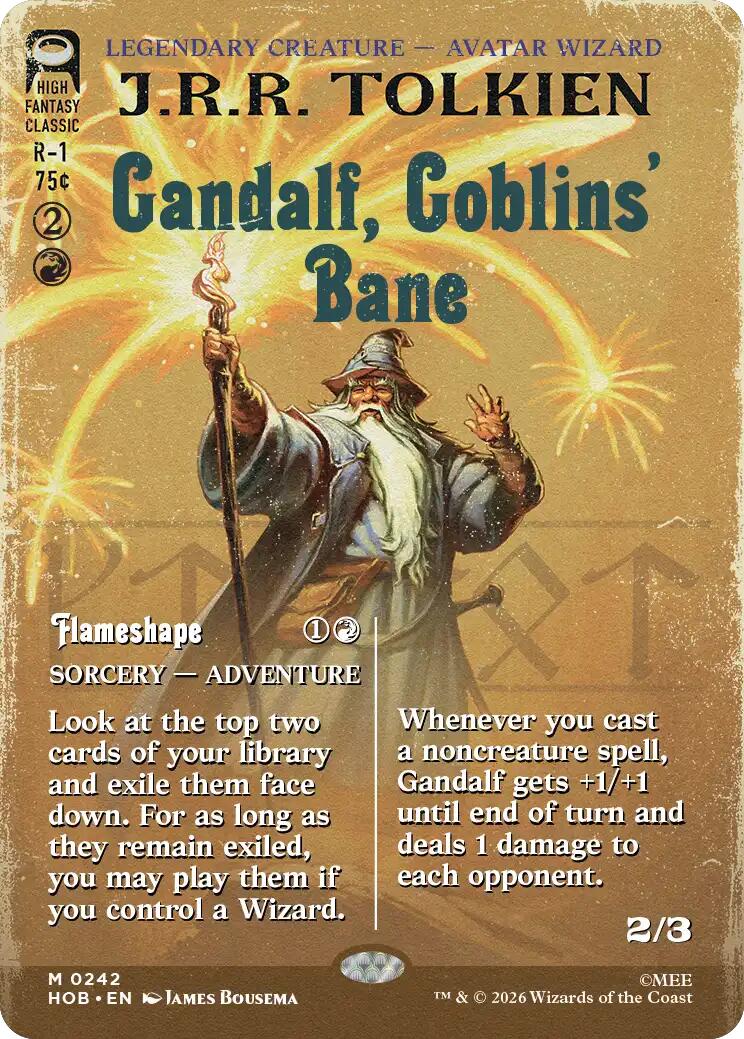 #242 Gandalf, Goblins' Bane (Borderless)
