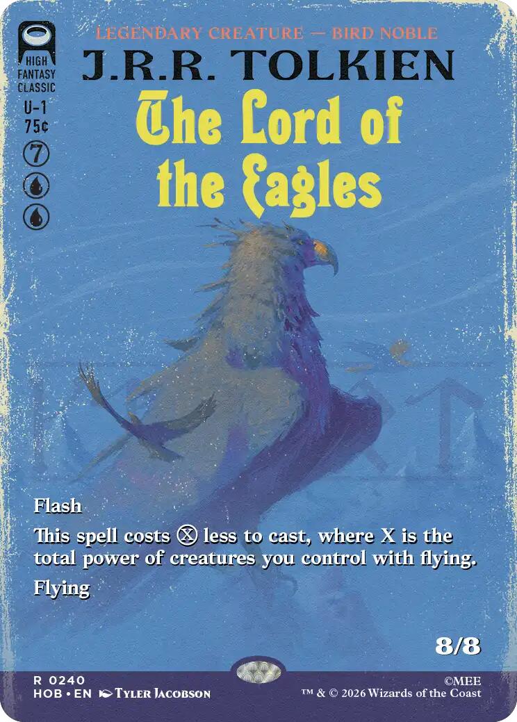 #240 The Lord of the Eagles (Borderless)