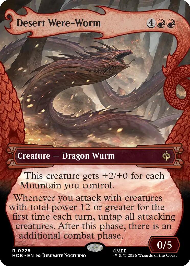 #225 Desert Were-Worm (Showcase)