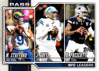 NFC Passing Leaders (Matthew Stafford / Dak Prescott / Jared Goff)