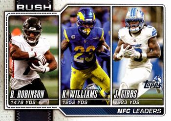 NFC Rushing Leaders (Bijan Robinson / Kyren Williams / Jahmyr Gibbs)