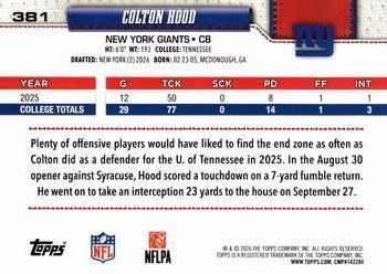 Card back