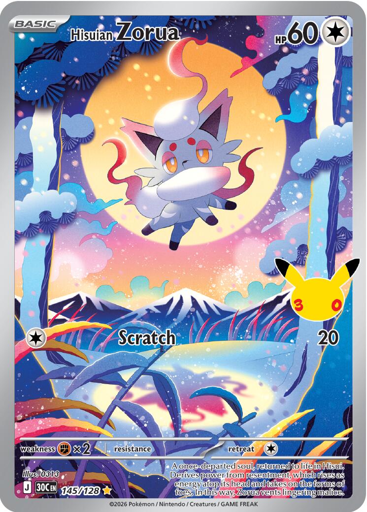 #145/128 Hisuian Zorua