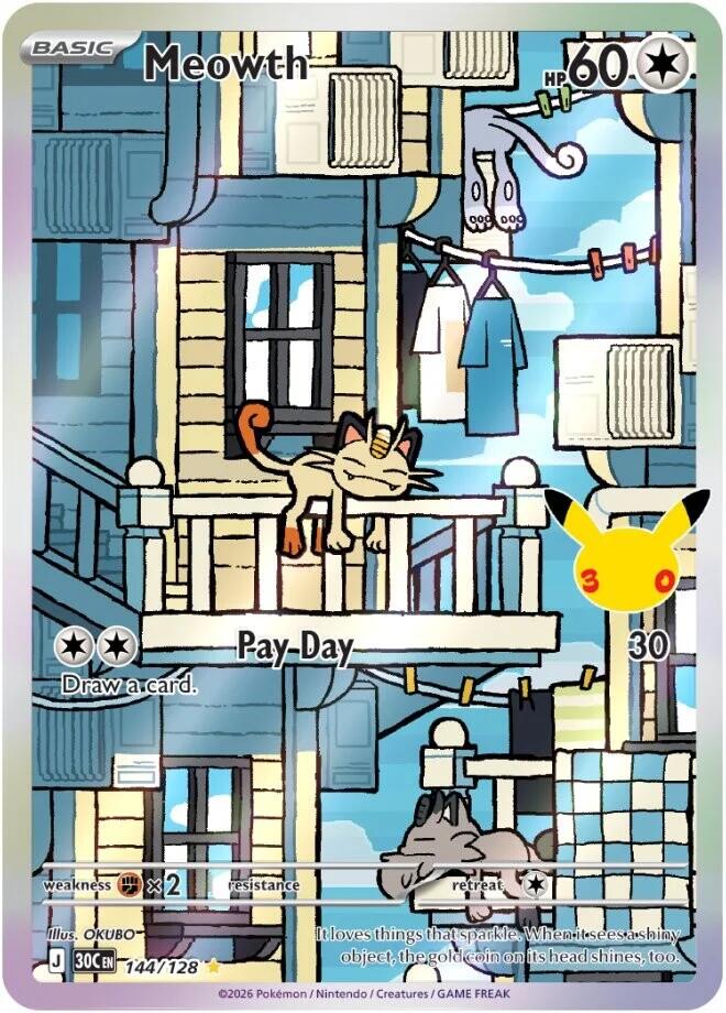 #144/128 Meowth