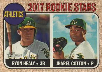 Athletics 2017 Rookie Stars (Ryon Healy / Jharel Cotton)