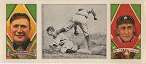Ty Cobb Steals Third (Hughie Jennings MGR / Ty Cobb) 