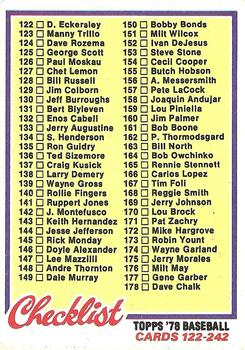 Checklist: 122-242