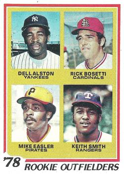 1978 Rookie Outfielders (Dell Alston / Rick Bosetti / Mike Easler / Keith Smith)