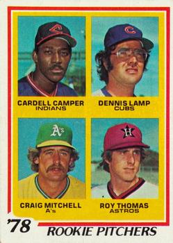 1978 Rookie Pitchers (Cardell Camper / Dennis Lamp / Craig Mitchell / Roy Thomas)