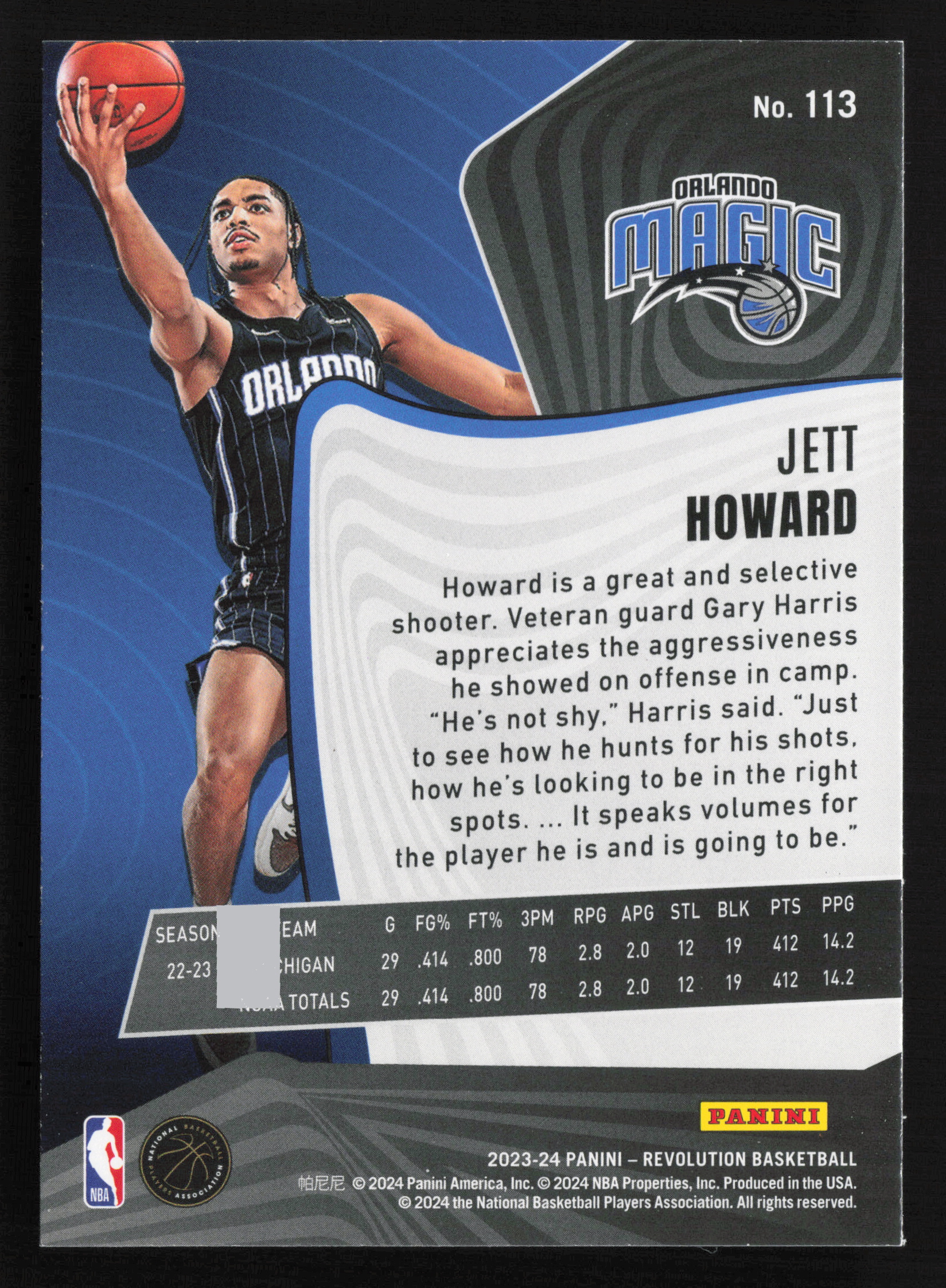 Card back
