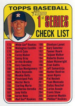 1st Series Check List 173-258 (Carlos Correa)
