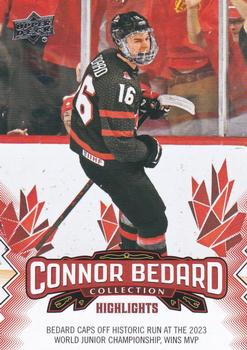 Bedard caps off historic run at the 2023 WJC, wins