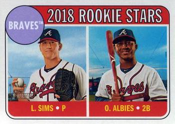Braves 2018 Rookie Stars (Lucas Sims / Ozzie Albies)